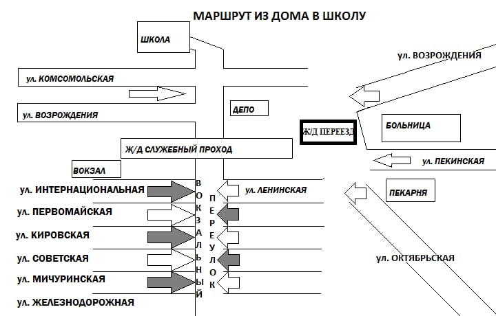 Схема проезда